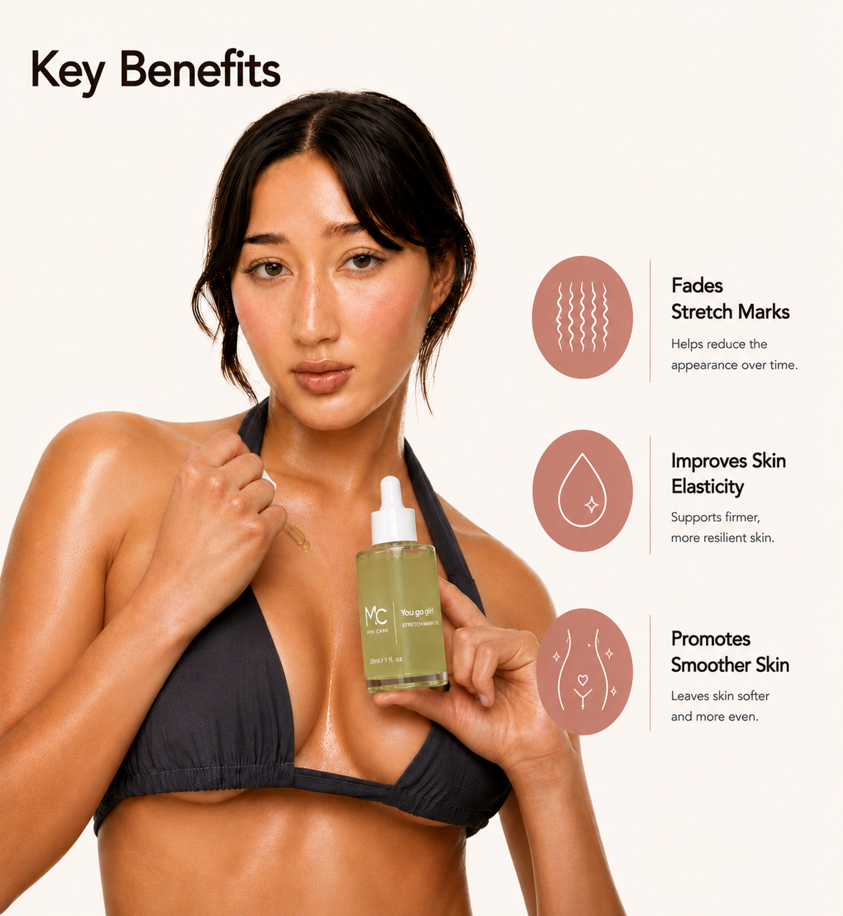 Mini Care You Go Girl Stretch Mark Oil